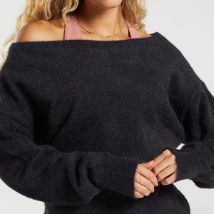 WHITNEY OVERSIZED EYELASH KNIT SWEATER | Gymshark
